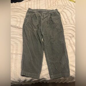 Gap high rise corduroy joggers